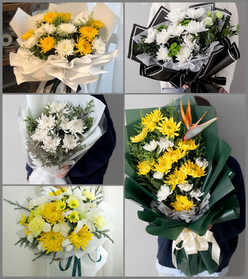 广东湛江市吴川市吴阳镇芷寮村白事花束代送